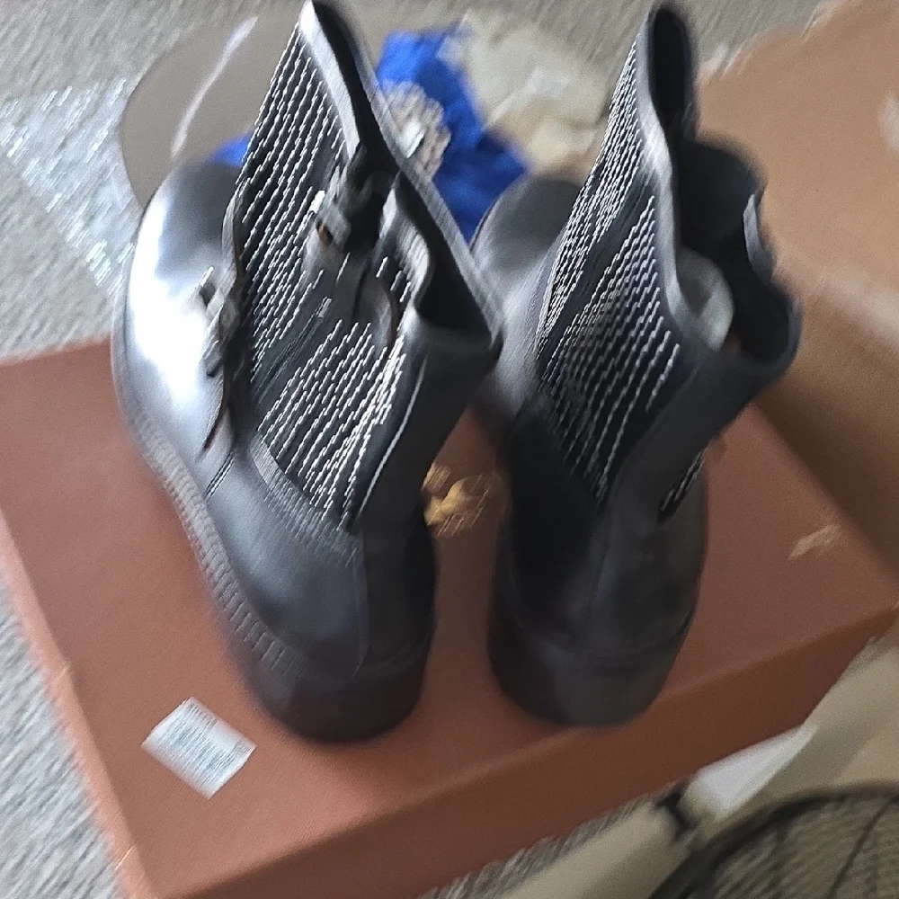 Coach Black Studded Ankle Booties - Picture 10 of 16